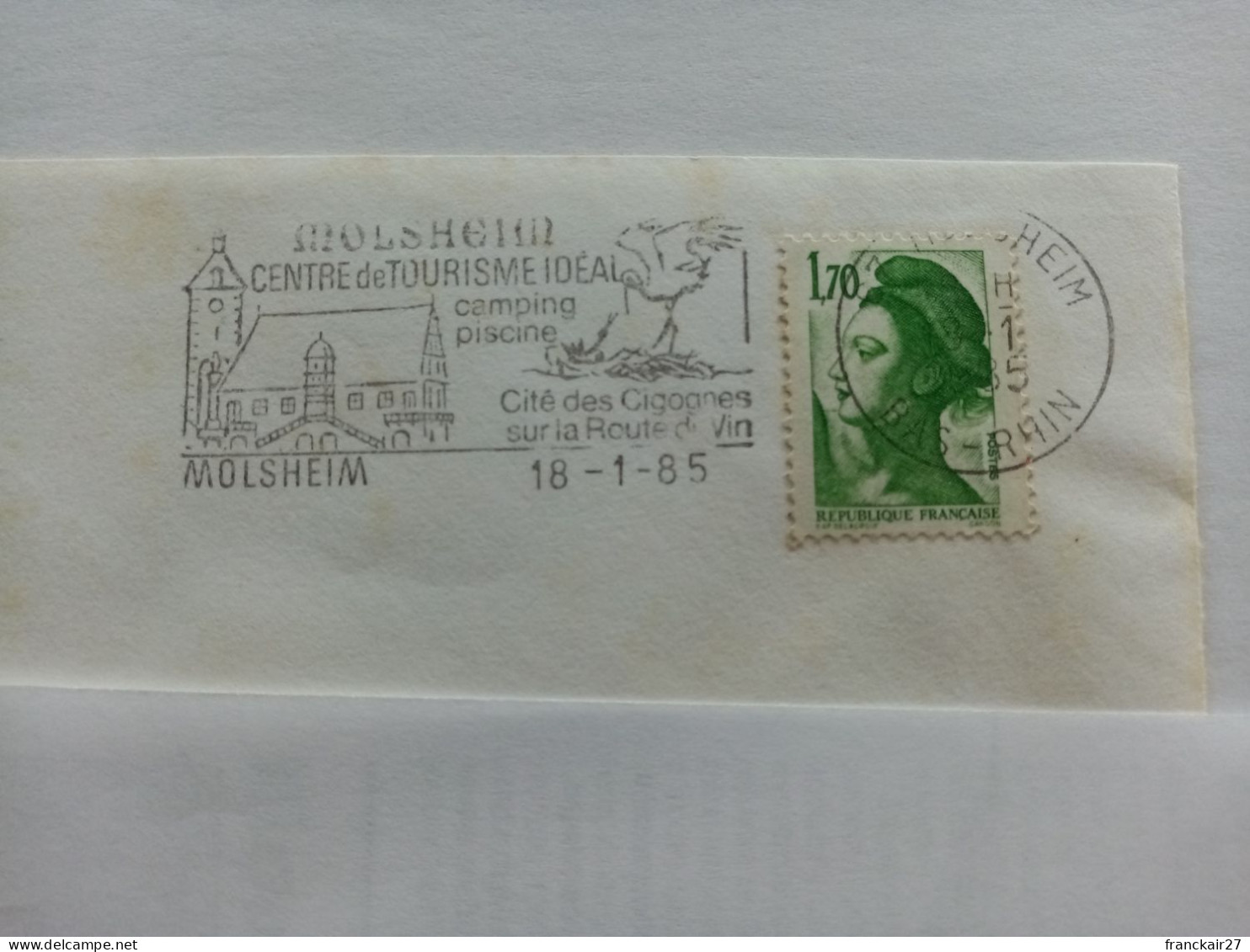 Molsheim, Cité Des Cigognes - Mechanical Postmarks (Advertisement)