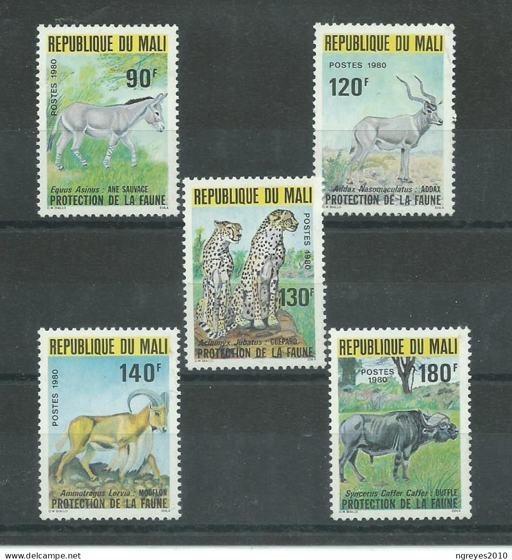 220043318  MALI.  YVERT   Nº  359/363  **/MNH - Mali (1959-...)