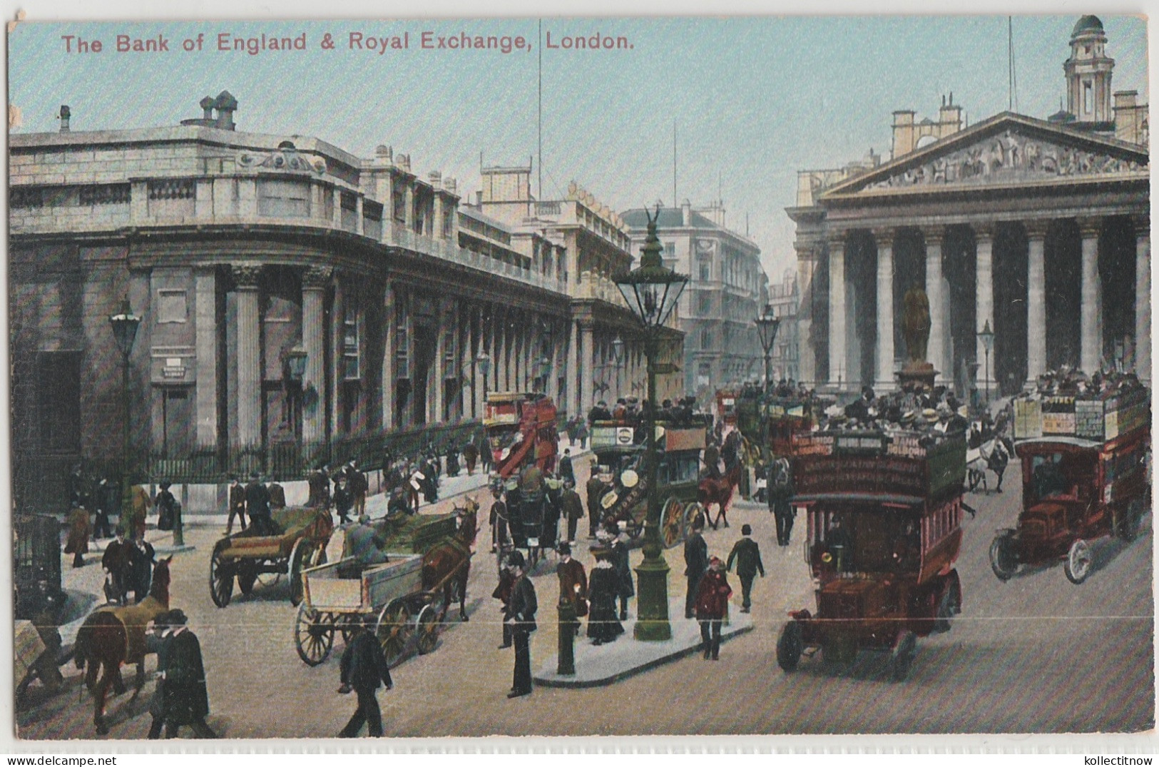 LONDON - THE BANK OF ENGLAND - ROYAL EXCHANGE - River Thames