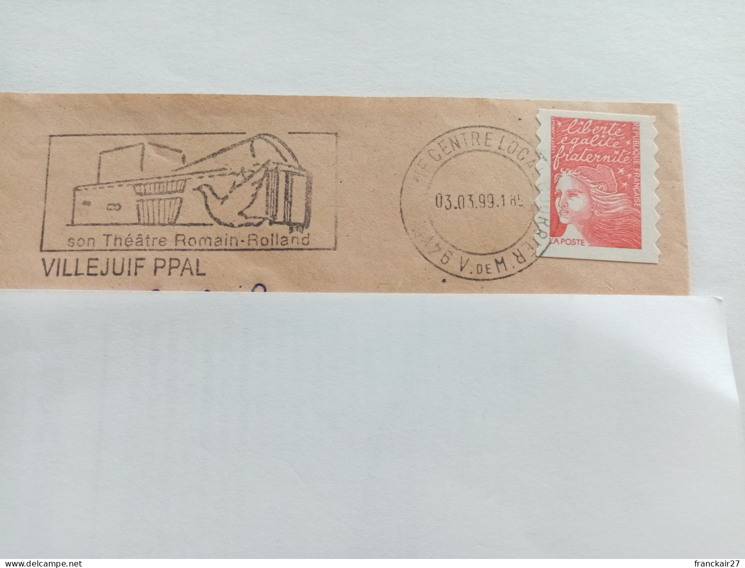 Villejuif Ppal, Oiseau - Mechanical Postmarks (Advertisement)