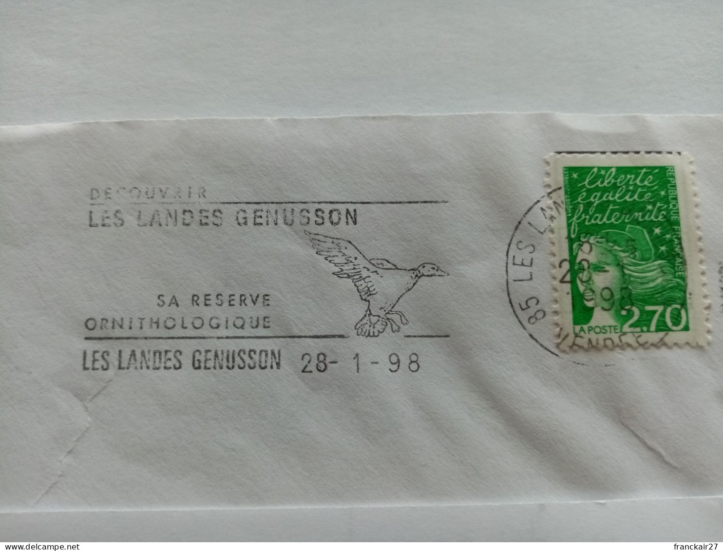 Les Landes Gennusson, Canards - Mechanical Postmarks (Advertisement)