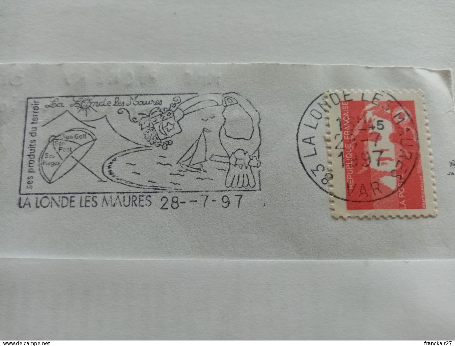 La Londe Les Maures, Perroquet - Mechanical Postmarks (Advertisement)