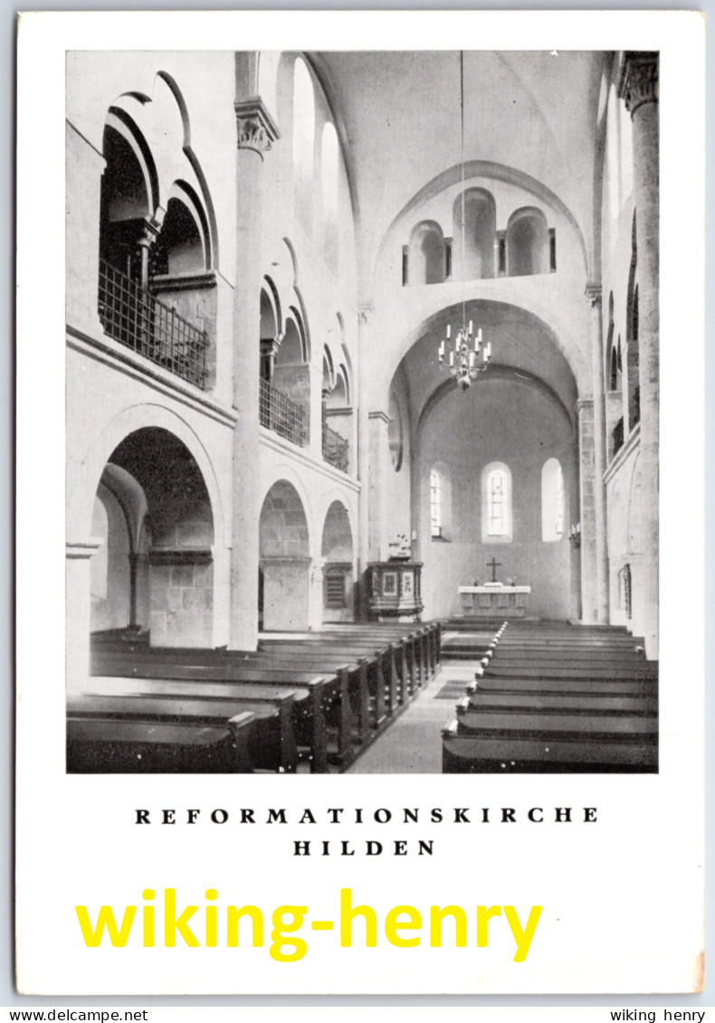 Hilden - S/w Bildkarte 1   Reformationskirche - Hilden