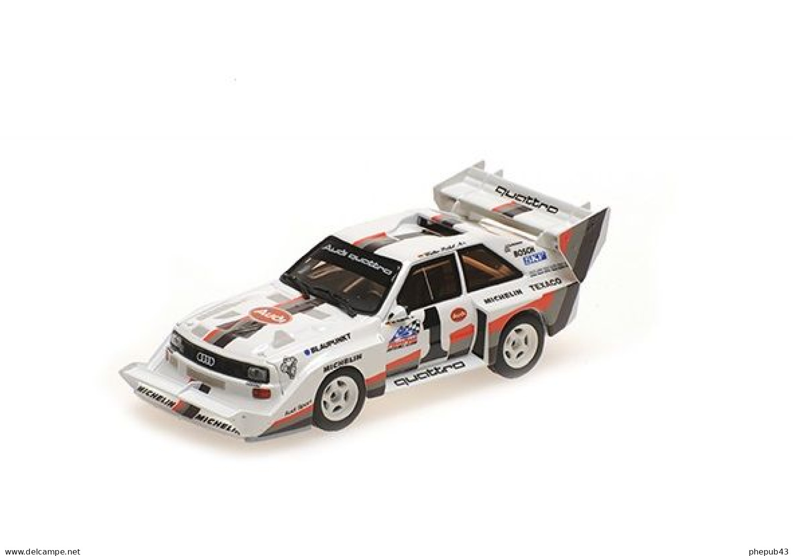 Audi Sport Quattro S1 – Walter Röhrl - 1st Pikes Peak Hillclimb 1987 #1 - Minichamps - Minichamps