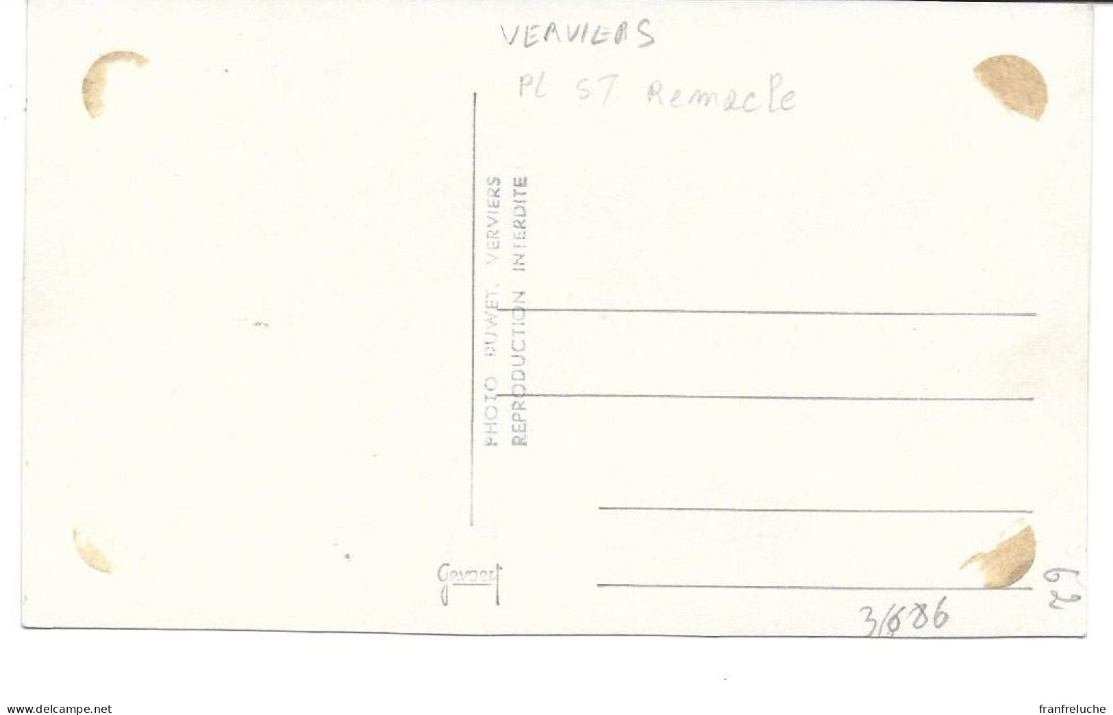 VERVIERS  (4800) Réquisition Des Cloches église Saint Remacle 1940-45 ( Cartes Ruwet ) - Verviers