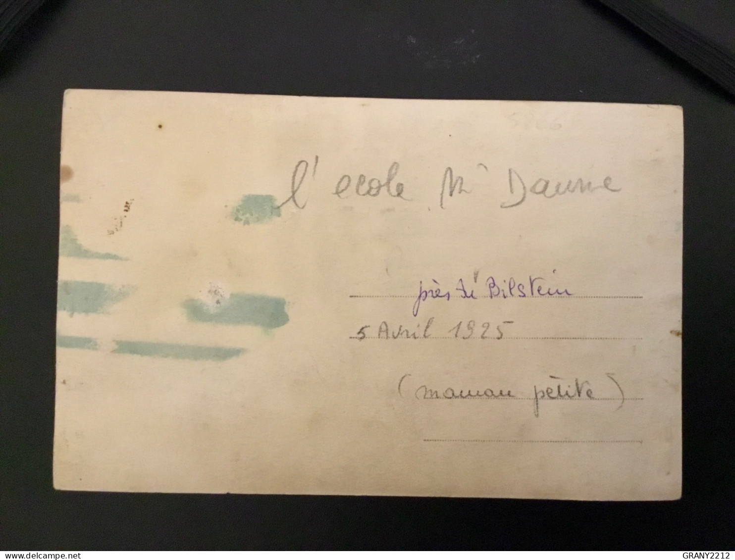 PHOTO CARTE 1925 « PRÈS DE BILSTAIN L’ÉCOLE DE M DAUME «  GROUPE SCOLAIRE - Limbourg