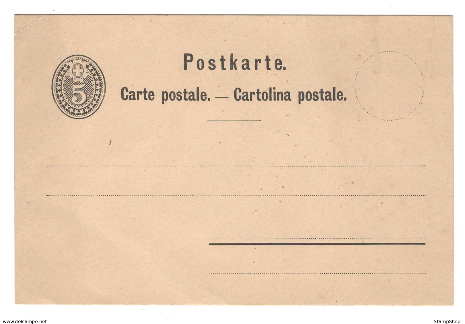 Helvetia, Switzerland - UNUSED Postcard Stationary - Autres & Non Classés