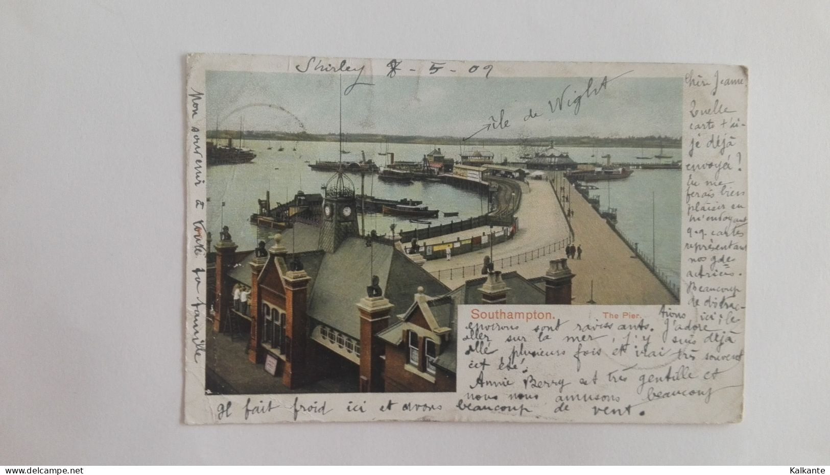[HAMPSHIRE] 1909 - SOUTHAMPTON - The Pier - Southampton