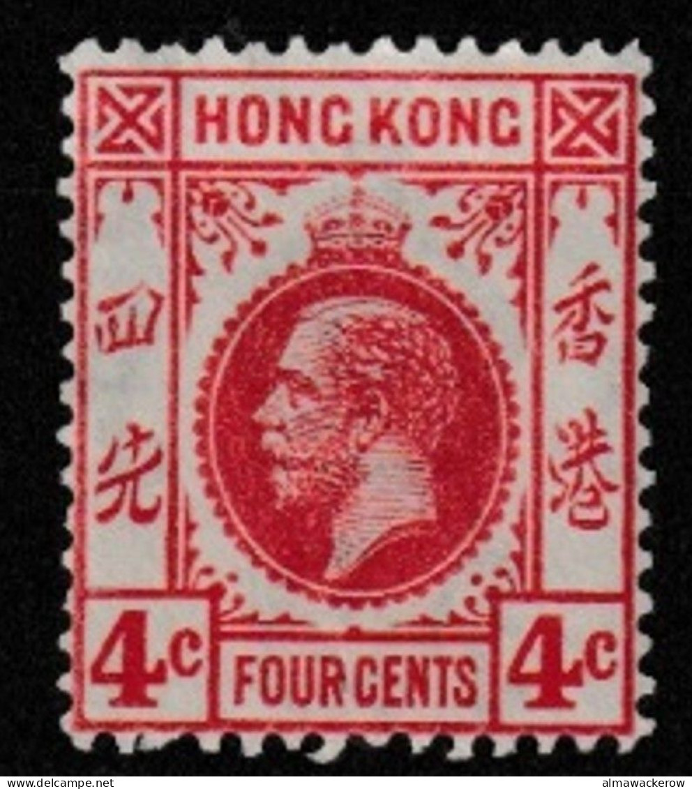 23-059 Hong Kong 1921 King George V. Definitive Wmk Mult. Script CA Mi 116 MNH ** - Nuevos