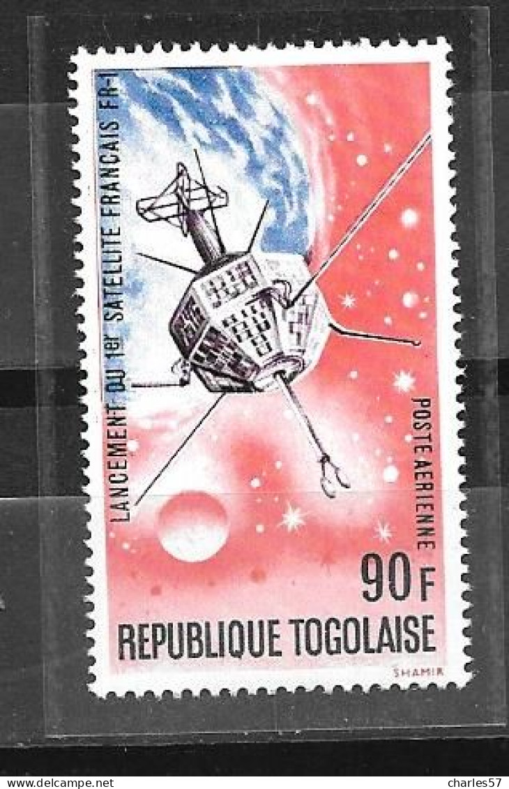 Togo-Poste A. N°68 ** Lancement Des 1er Satellites Français-. (moins De 25%de La Cote) - Otros & Sin Clasificación