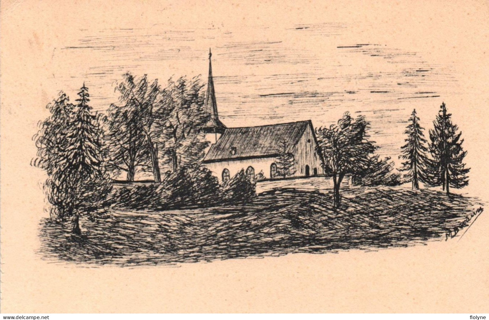 Reconvilier - église De Chaindon - Cpa Illustrateur - Suisse Switzerland - Reconvilier