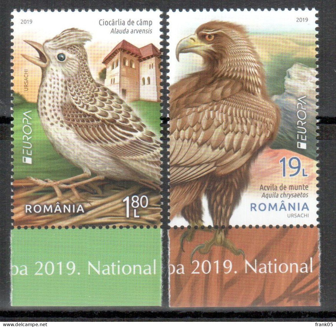 Rumänien / Romania / Roumanie 2019 Satz/set EUROPA ** - 2019