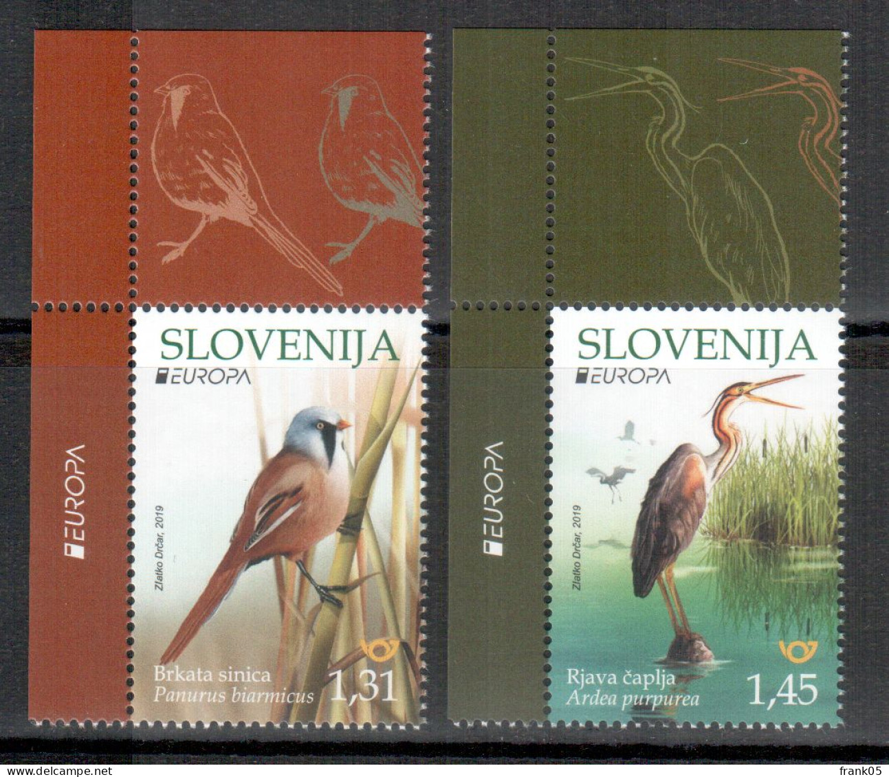 Slowenien / Slovenia / Slovenie 2019 Satz/set EUROPA ** - 2019