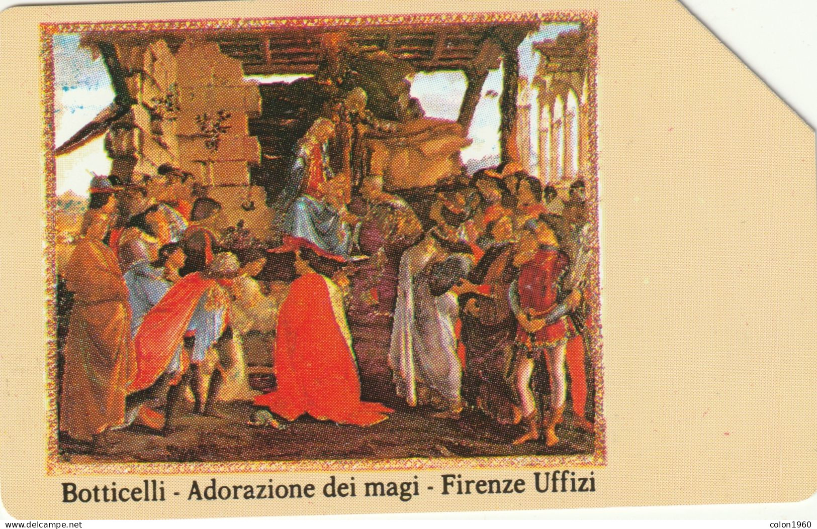 ITALIA. 2179. NAVIDAD. Natale '90 - Botticelli. 31-12-92. 5000L. PIKAPPA. (477) - Öff. Diverse TK