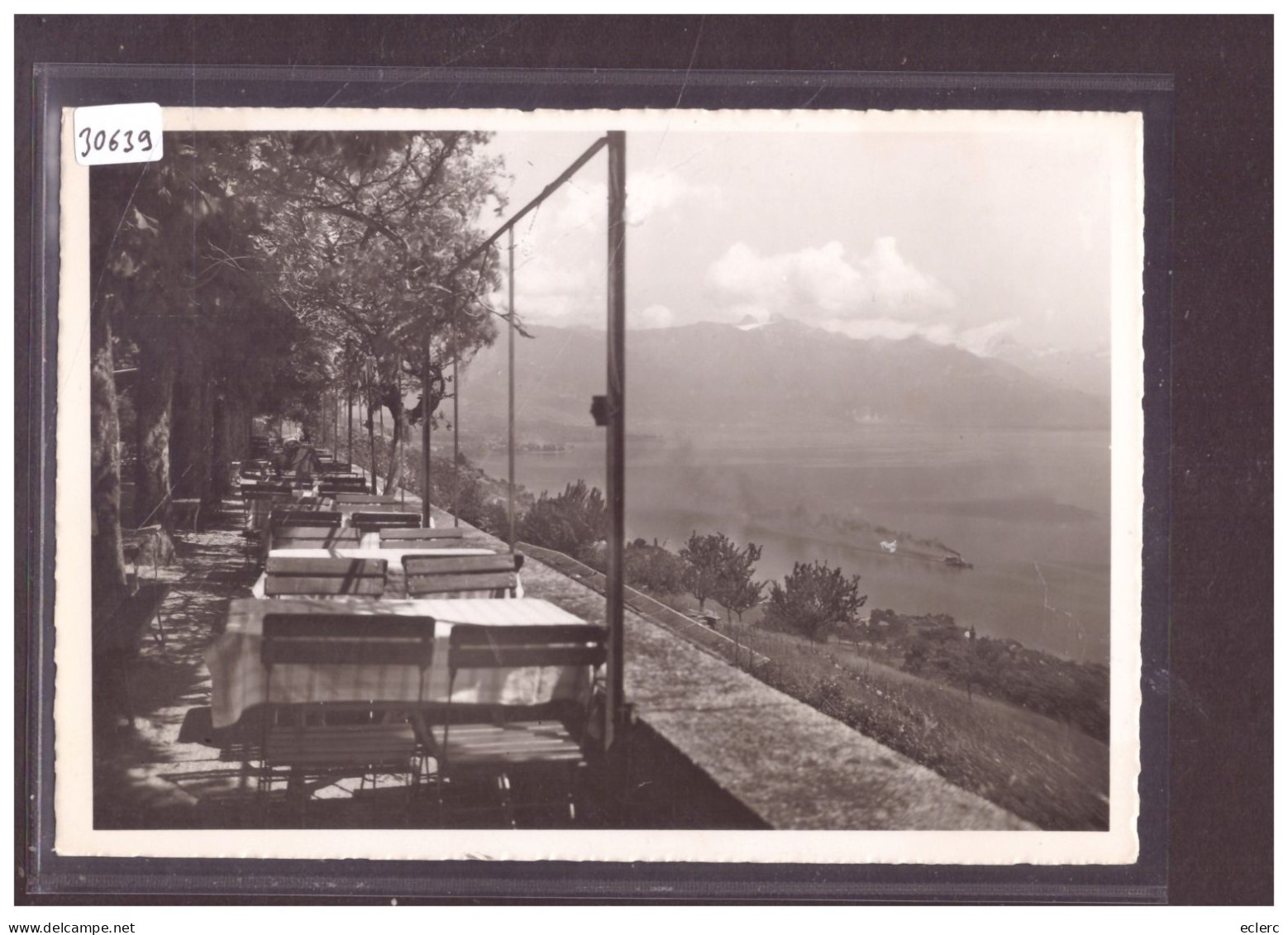 FORMAT 10x15cm - DISTRICT DE LAVAUX - CHEXBRES - TERRASSE DE L'HOTEL BELLEVUE - TB - Chexbres