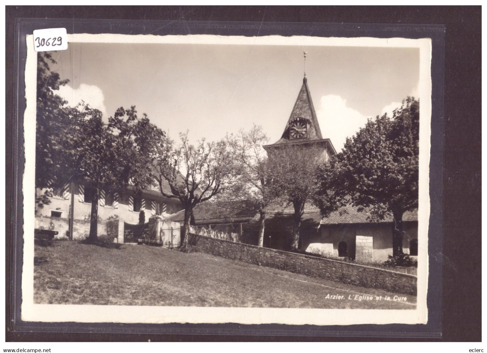 FORMAT 10x15cm - DISTRICT DE NYON - ARZIER - L'EGLISE - TB - Arzier-Le Muids