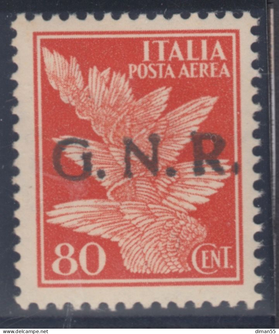 ITALY - 1944 R.S.I. - N.A120 Emiss. VERONA I° Tipo  - Cv 200 Euro - CERTIFICATO BIONDI  Gomma Integra - MNH** - Luftpost