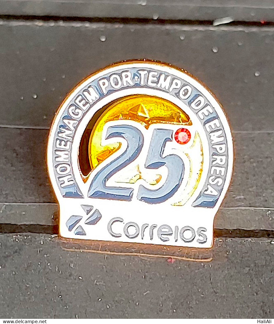 Pin Broche Correios 25 Anos - Spille