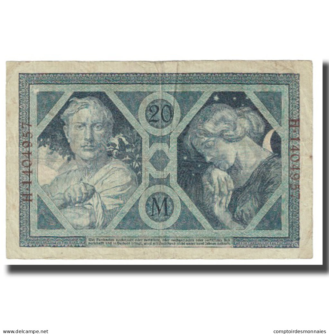Billet, Allemagne, 20 Mark, 1915, 1915-11-04, KM:63, TB - 20 Mark