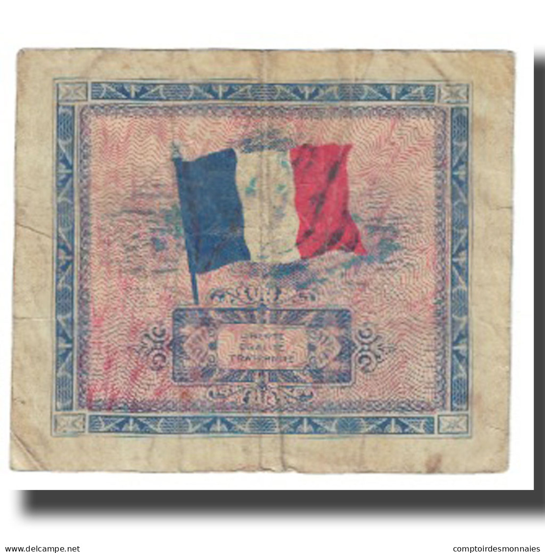 France, 5 Francs, 1944, TB, Fayette:17.01, KM:115a - 1944 Flag/France