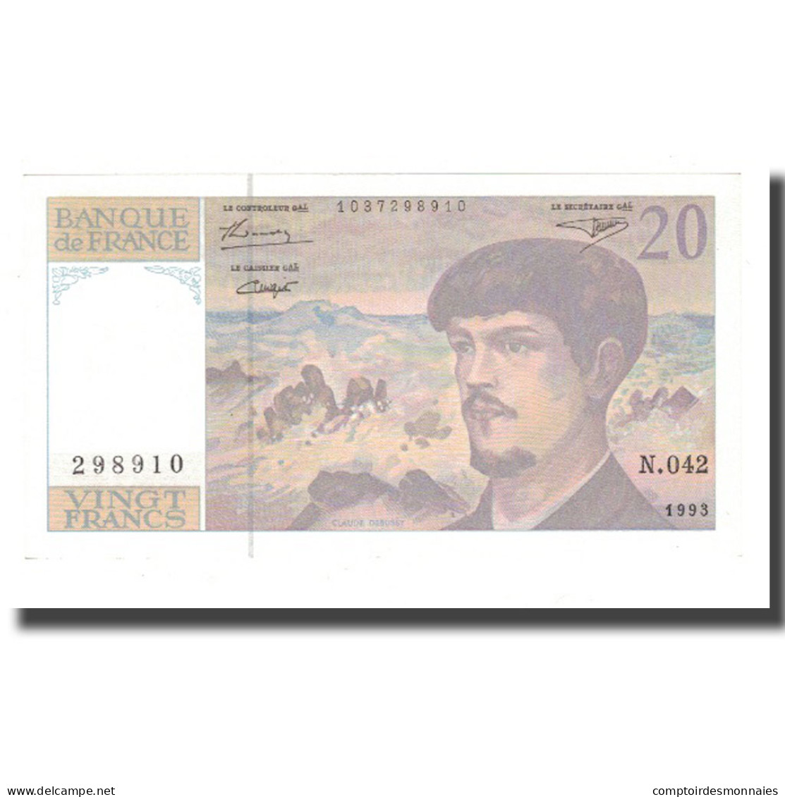 France, 20 Francs, 1993, NEUF, Fayette:66bis.5, KM:151g - 20 F 1980-1997 ''Debussy''