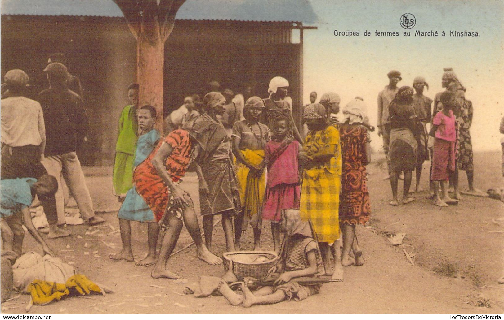 CONGO - Groupe De Femmes Au Marché à Kinchasa - Carte Postale Animée - Altri & Non Classificati