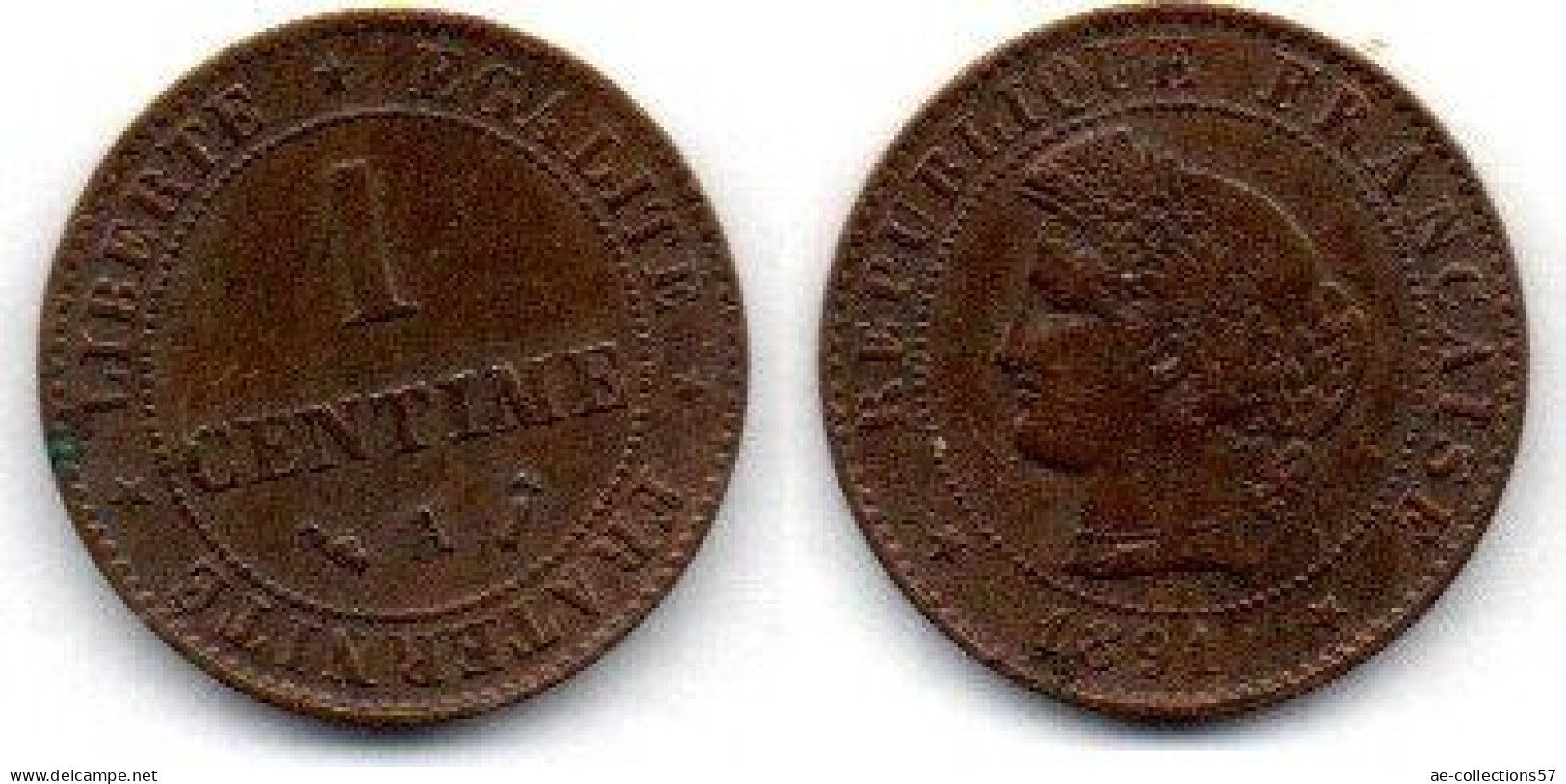 MA 20914  /  1 Centime 1891 A TTB - 1 Centime