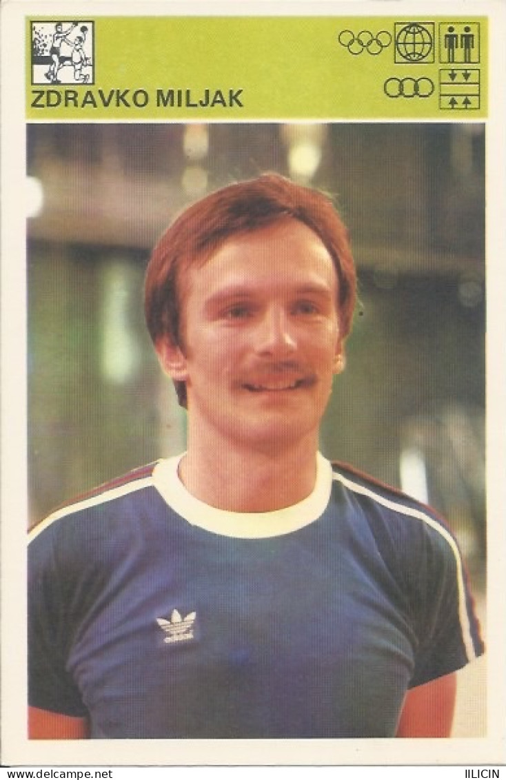 Trading Card KK000302 - Svijet Sporta Handball Yugoslavia Croatia Zdravko Miljak 10x15cm - Handball