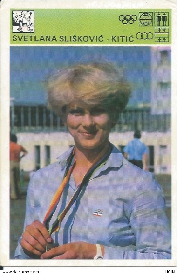 Trading Card KK000309 - Svijet Sporta Handball Yugoslavia Serbia Svetlana Sliskovic Dasic Kitic 10x15cm - Palla A Mano