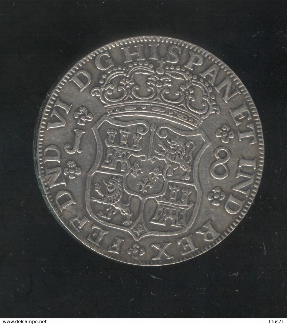 Fausse 8 Réales Guatemala 1757 - Tranche En Relief - Exonumia - Guatemala