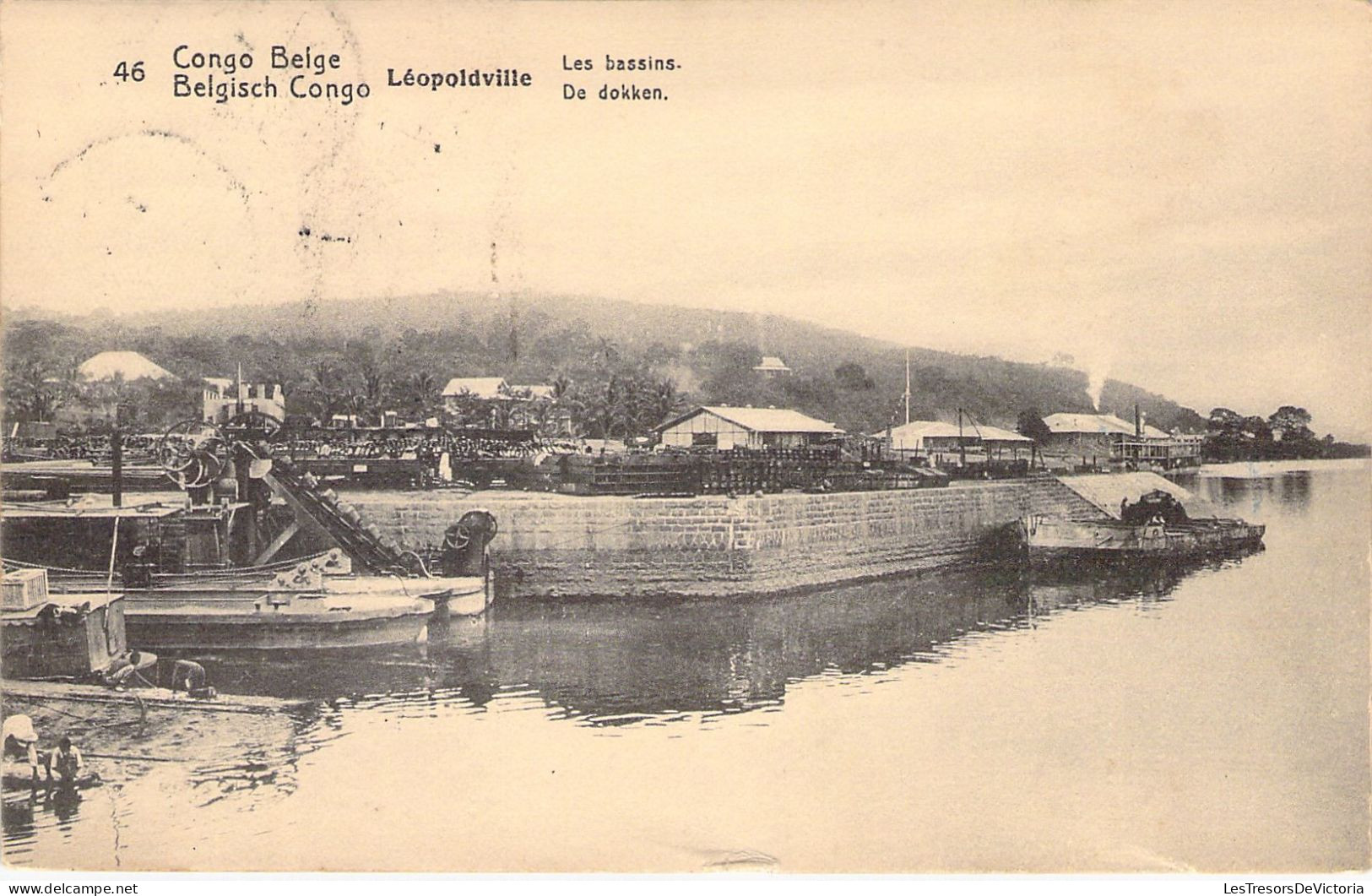 CONGO - LEOPOLDVILLE - Les Bassins - Carte Postale Animée - Sonstige & Ohne Zuordnung