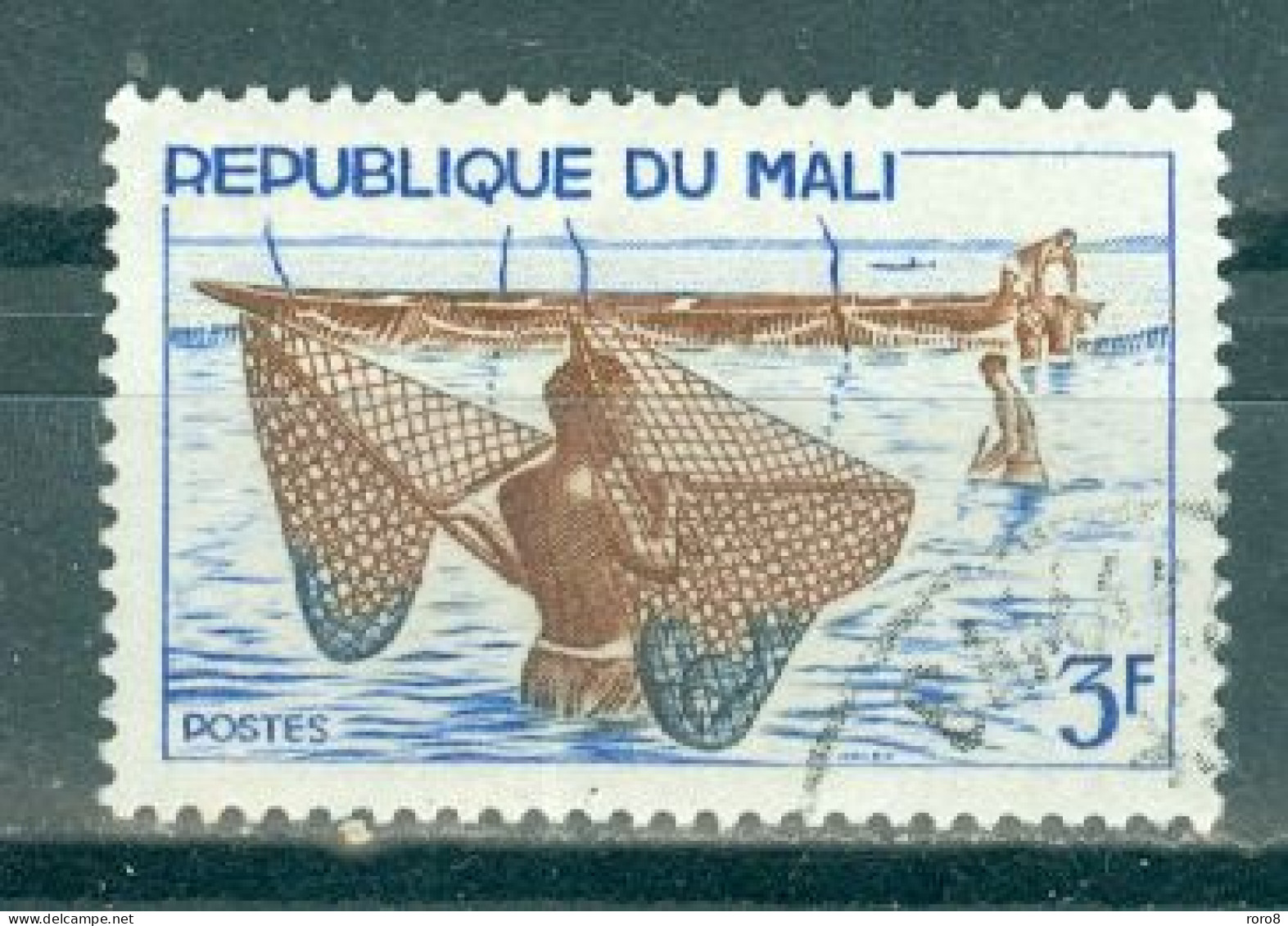 REPUBLIQUE DU MALI - N°90 Oblitéré. Pêche. - Mali (1959-...)