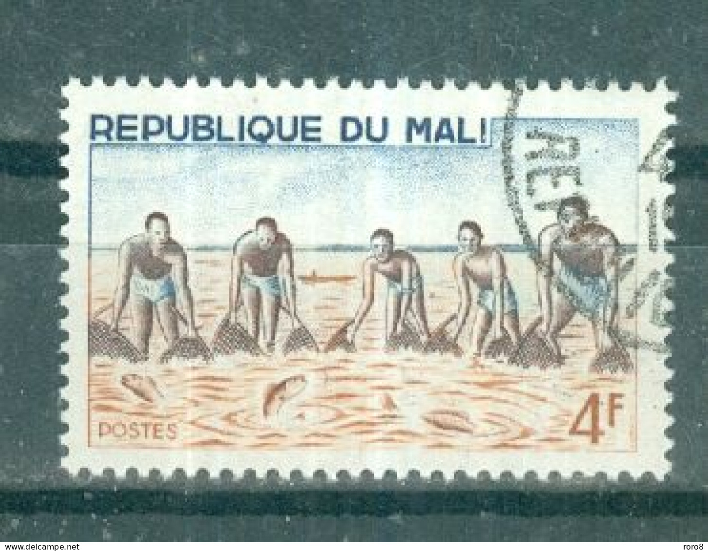 REPUBLIQUE DU MALI - N°91 Oblitéré. Pêche. - Mali (1959-...)