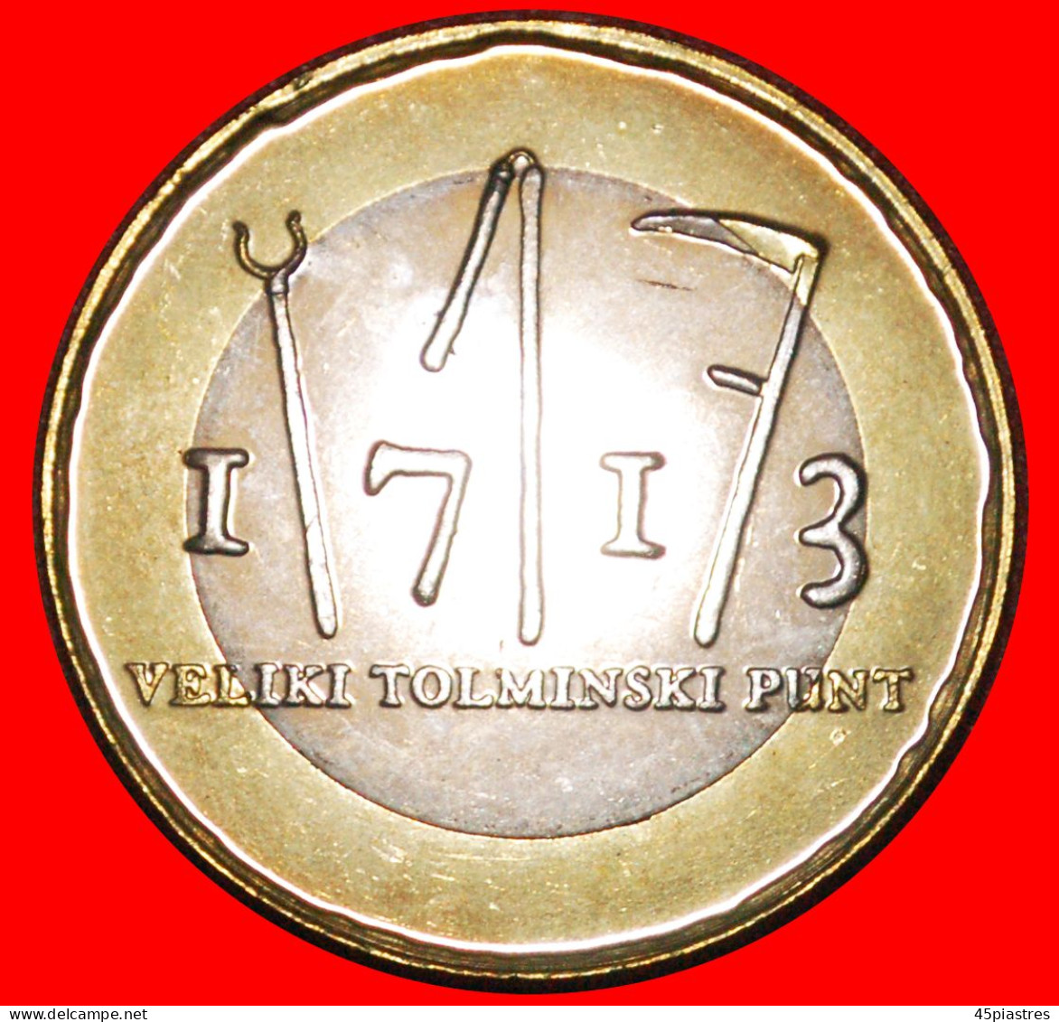 * WEAPON 1713: SLOVENIA  3 EURO 2013 UNC MINT LUSTRE! UNCOMMON! BI-METALLIC! · LOW START! · NO RESERVE!!! - Slowenien
