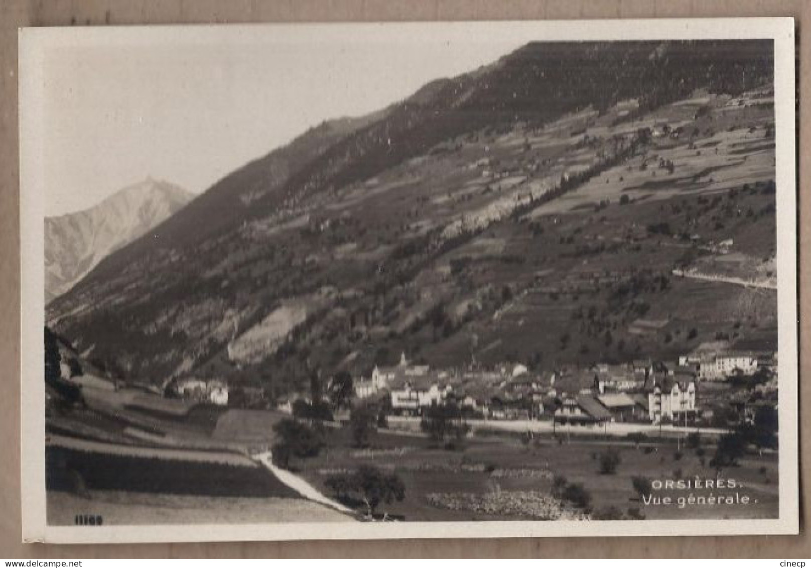 CPSM SUISSE - ORSIERES - Orsières - Vue Générale - TB PLAN D'ensemble Du Village + GARE - Orsières