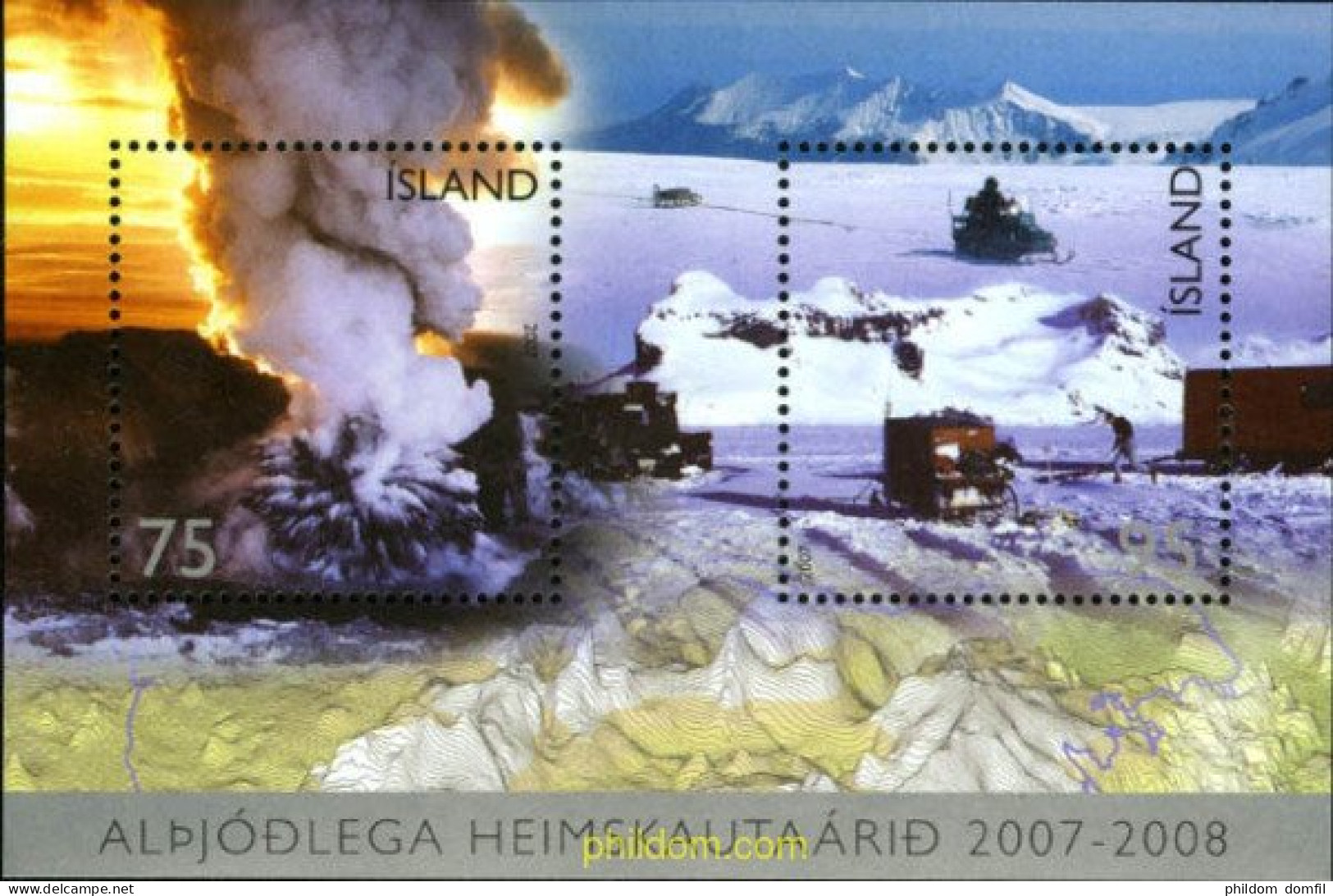 199533 MNH ISLANDIA 2007 AÑO POLAR INTERNACIONAL 2007-2008 - Volcans