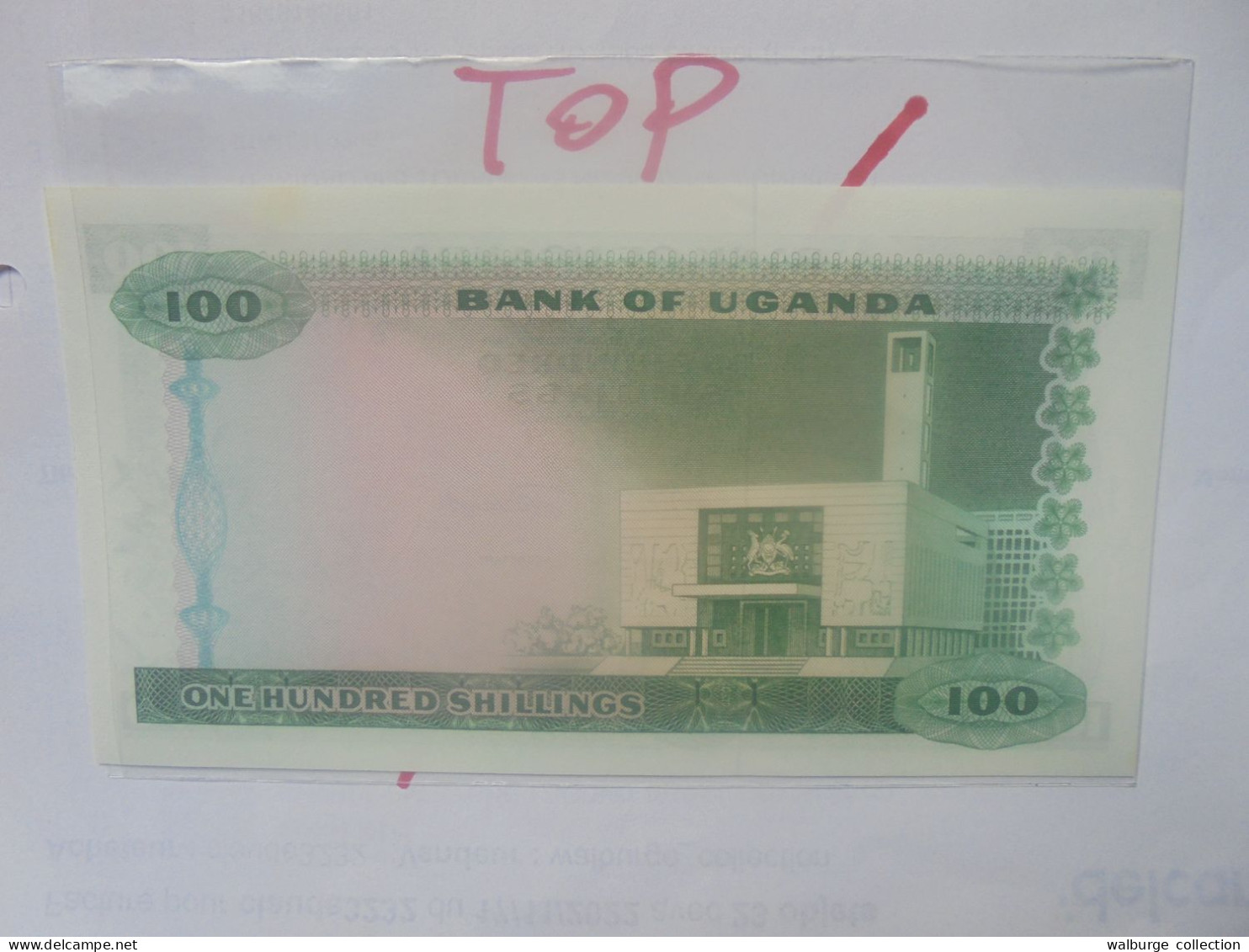 OUGANDA 100 SHILLINGS 1966 Neuf/UNC (B.29) - Ouganda