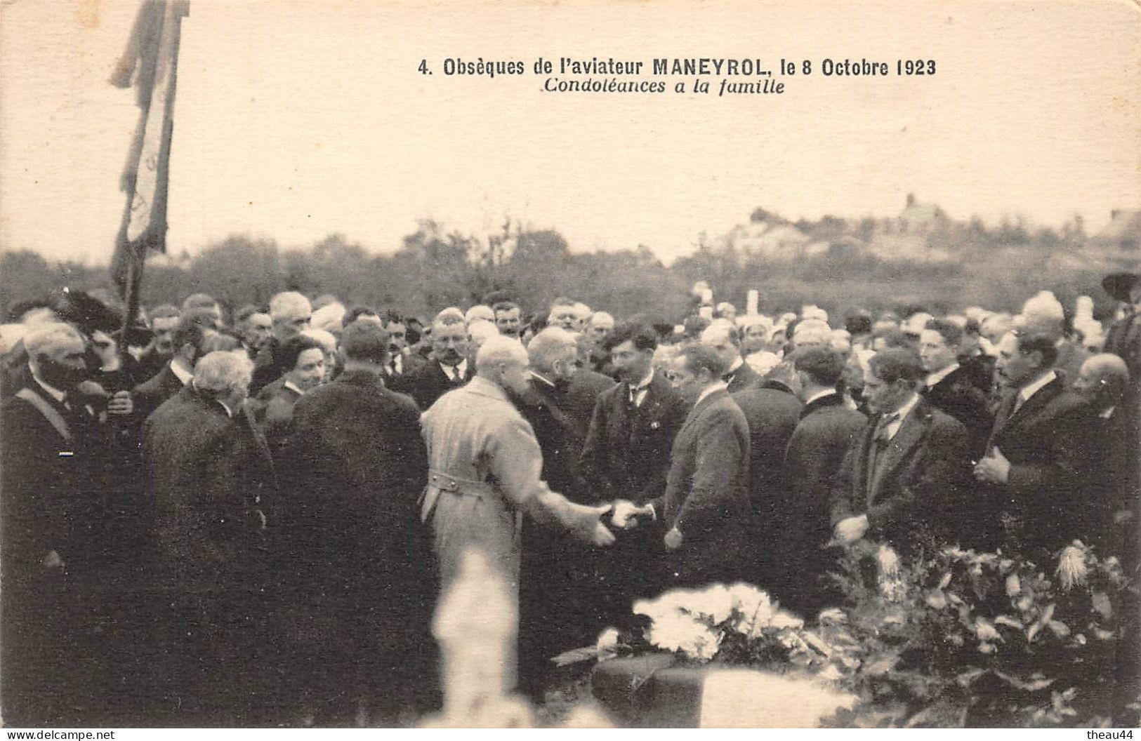 FROSSAY - Obsèques De L'Aviateur " MANEYROL " Le 8 Octobre 1923 - Condoléances à La Famille - Aviation, Avion - Frossay