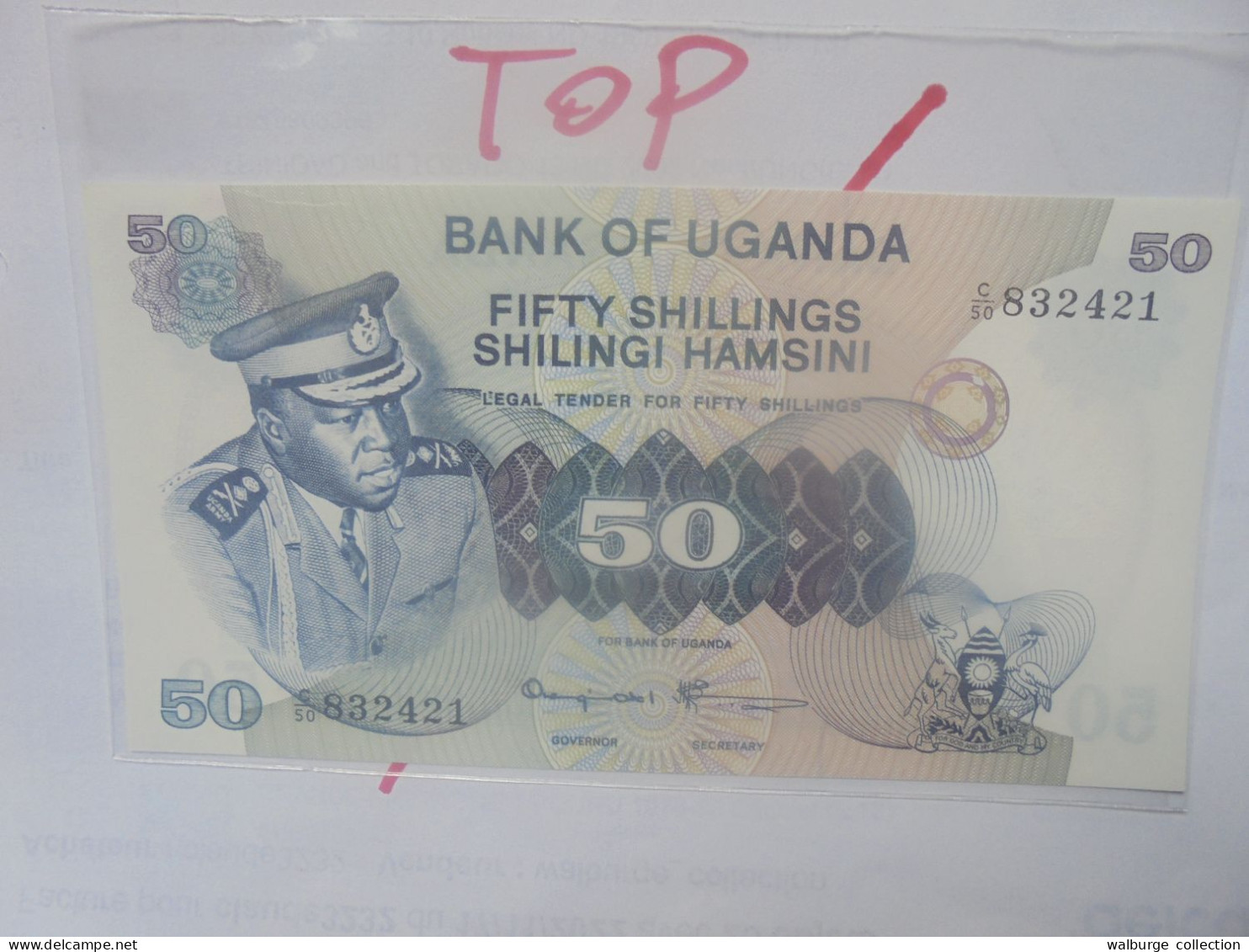 OUGANDA 50 SHILLINGS 1973 Neuf/UNC (B.29) - Uganda