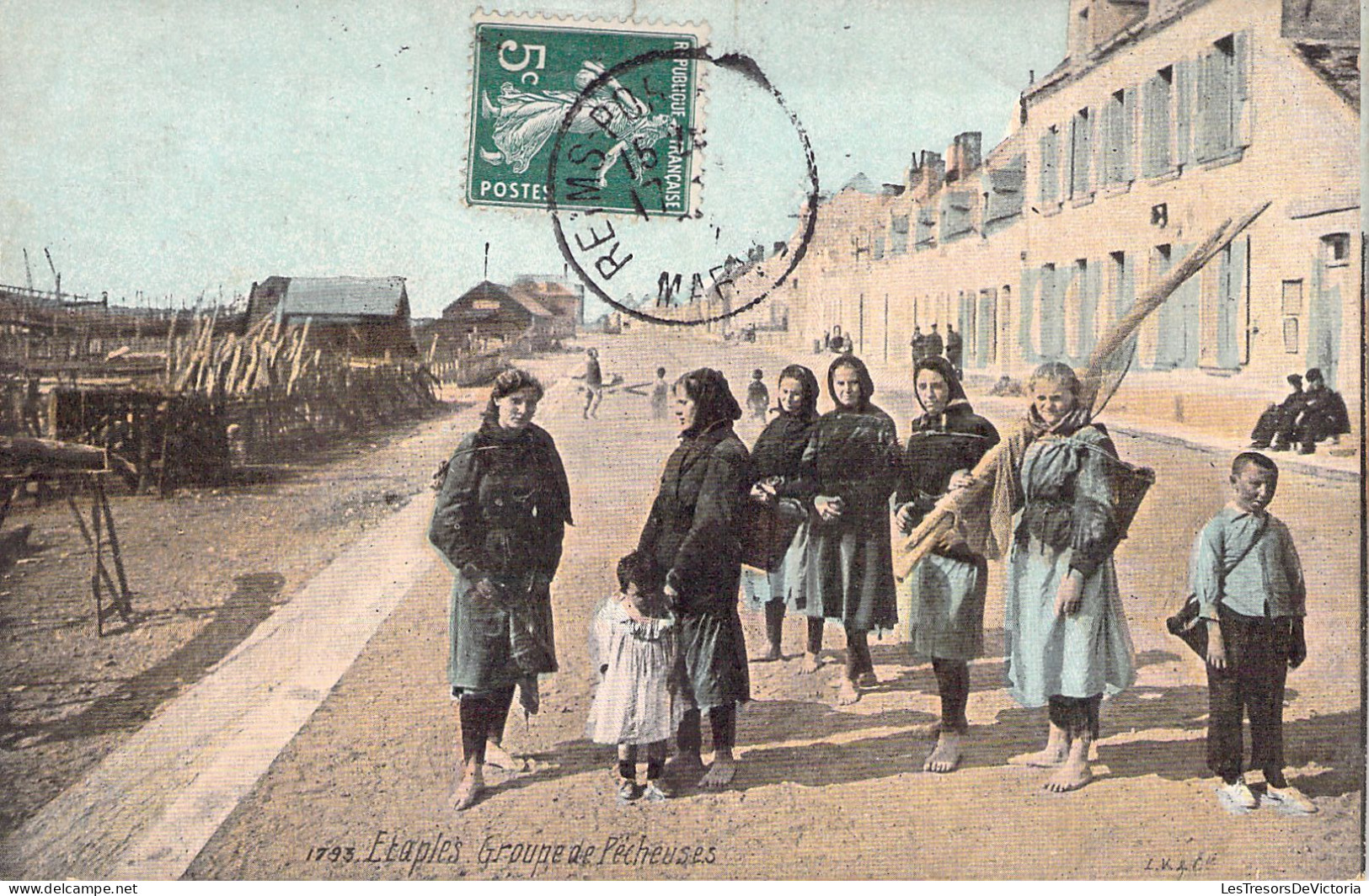 FRANCE - 80 - ETAPLES - Groupe De Pêcheuses - Carte Postale Animée - Autres & Non Classés