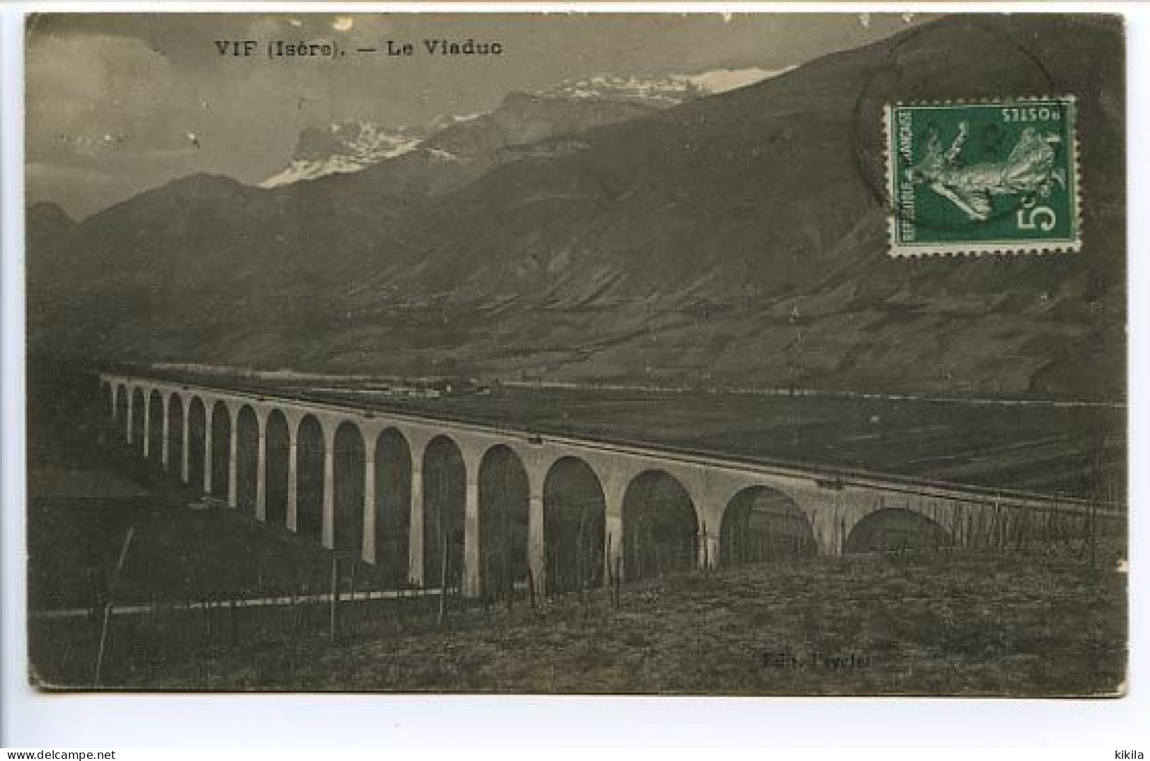 CPA 9 X 14  Isère VIF Le Viaduc - Vif