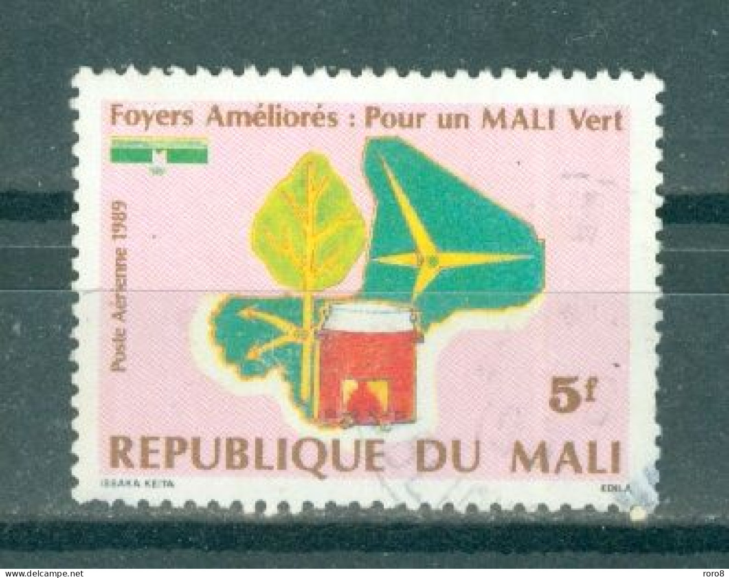 REPUBLIQUE DU MALI - POSTE AERIENNE N°535 Oblitéré. "Foyers Améliorés : Pour Un Mali Vert". - Mali (1959-...)