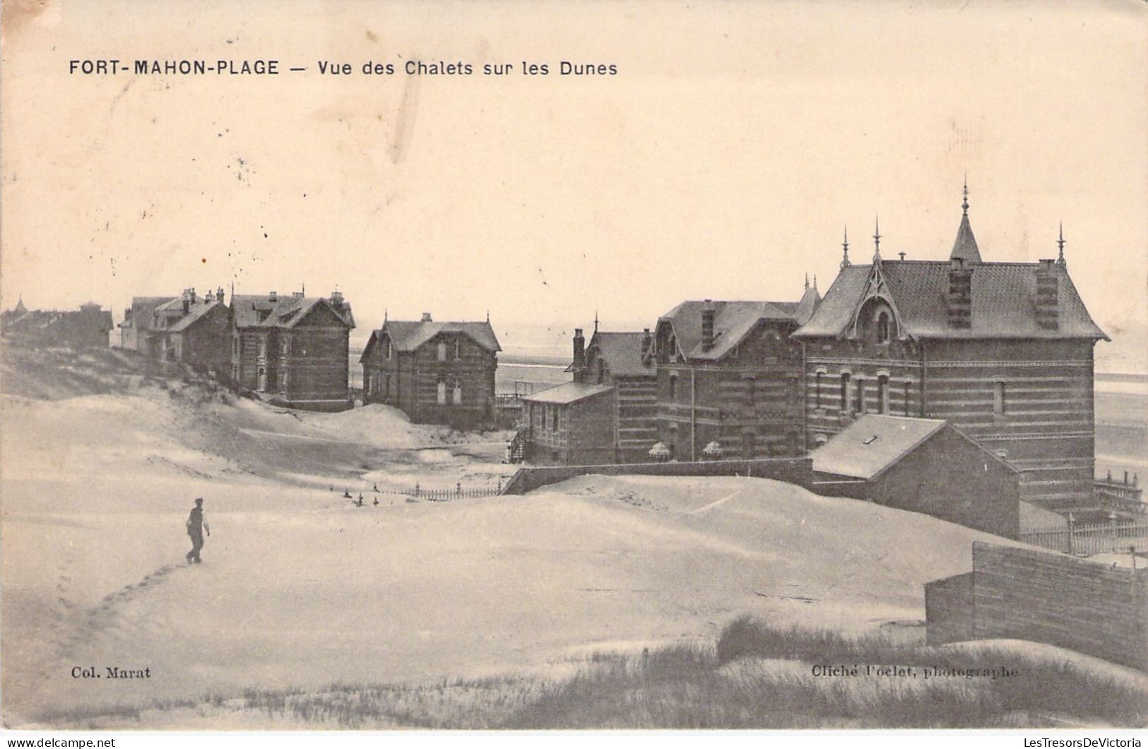 FRANCE - 80 - FORT MAHON - Vue Des Chalets Sur Les Dunes - Carte Postale Animée - Fort Mahon
