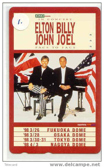 BILLY JOEL And ELTON JOHN Telefonkarte Japan (1) - Musique