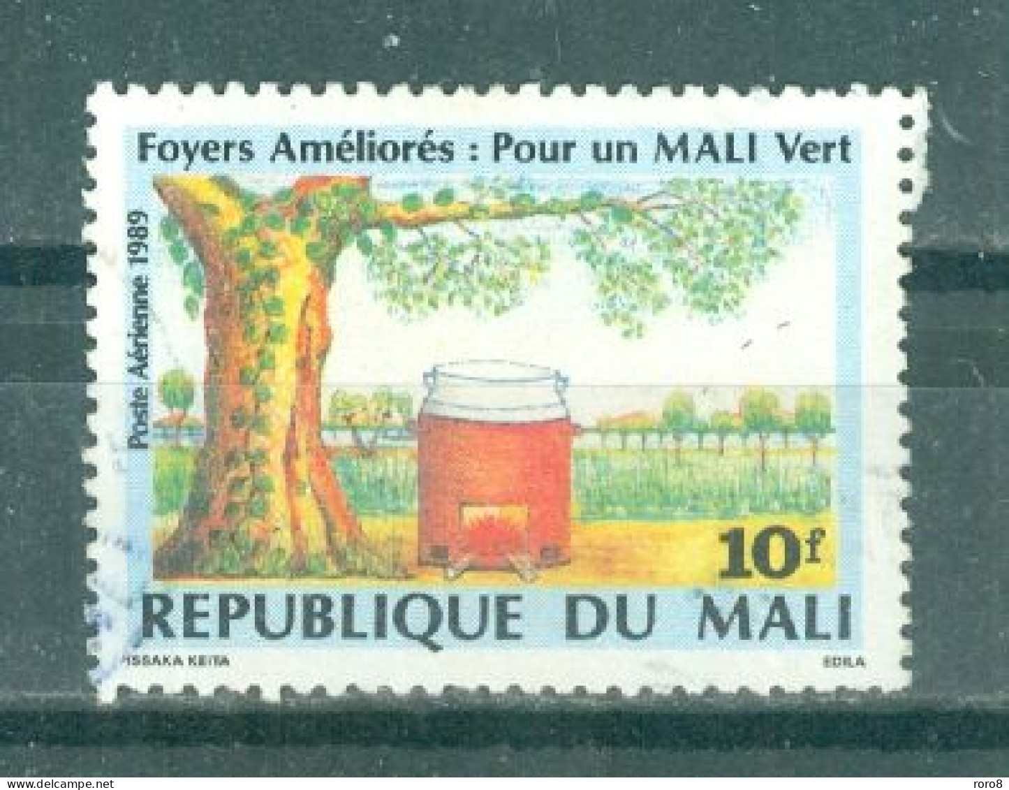 REPUBLIQUE DU MALI - POSTE AERIENNE N°536 Oblitéré. "Foyers Améliorés : Pour Un Mali Vert". - Mali (1959-...)