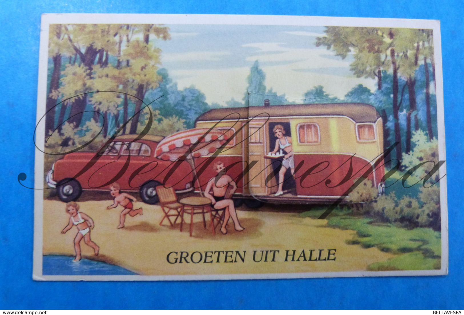 Halle. Groeten Uit Petit Carnette /camping - Mechanical