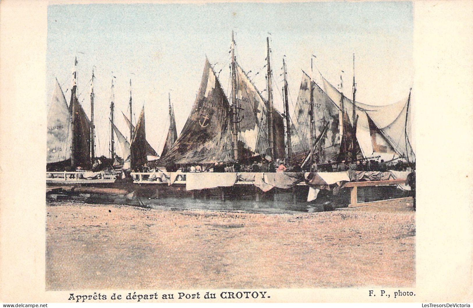 FRANCE - 80 - LE CROTOY - Apprêts De Départ Du Crotoy - Carte Postale Animée - Le Crotoy