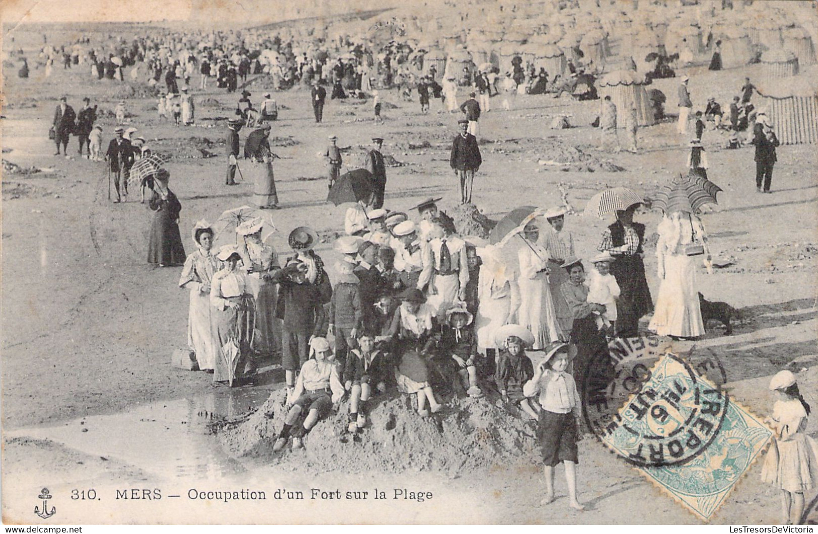 FRANCE - 80 - MERS - Occupation D'un Fort Sur La Plage - Carte Postale Animée - Mers Les Bains