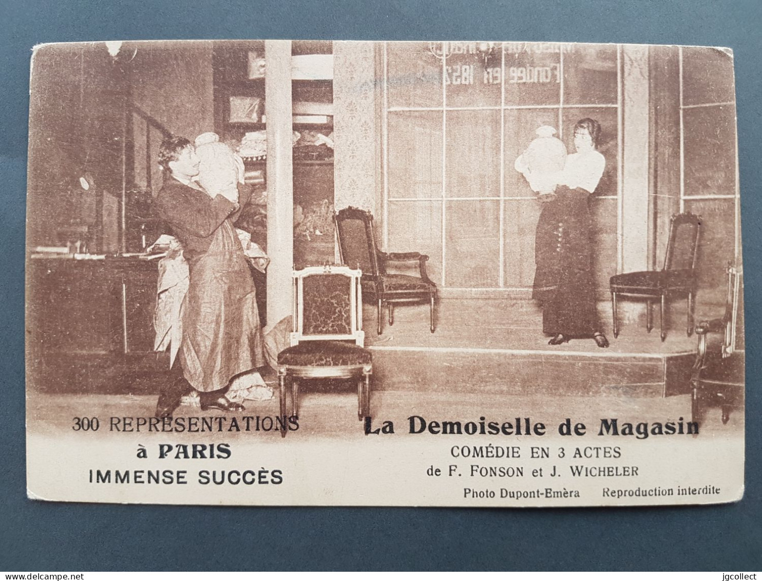 Typo 45B (Brussel 14 Bruxelles) Carte Postal 'La Demoiselle De Magasin' - Tipo 1912-14 (Leoni)