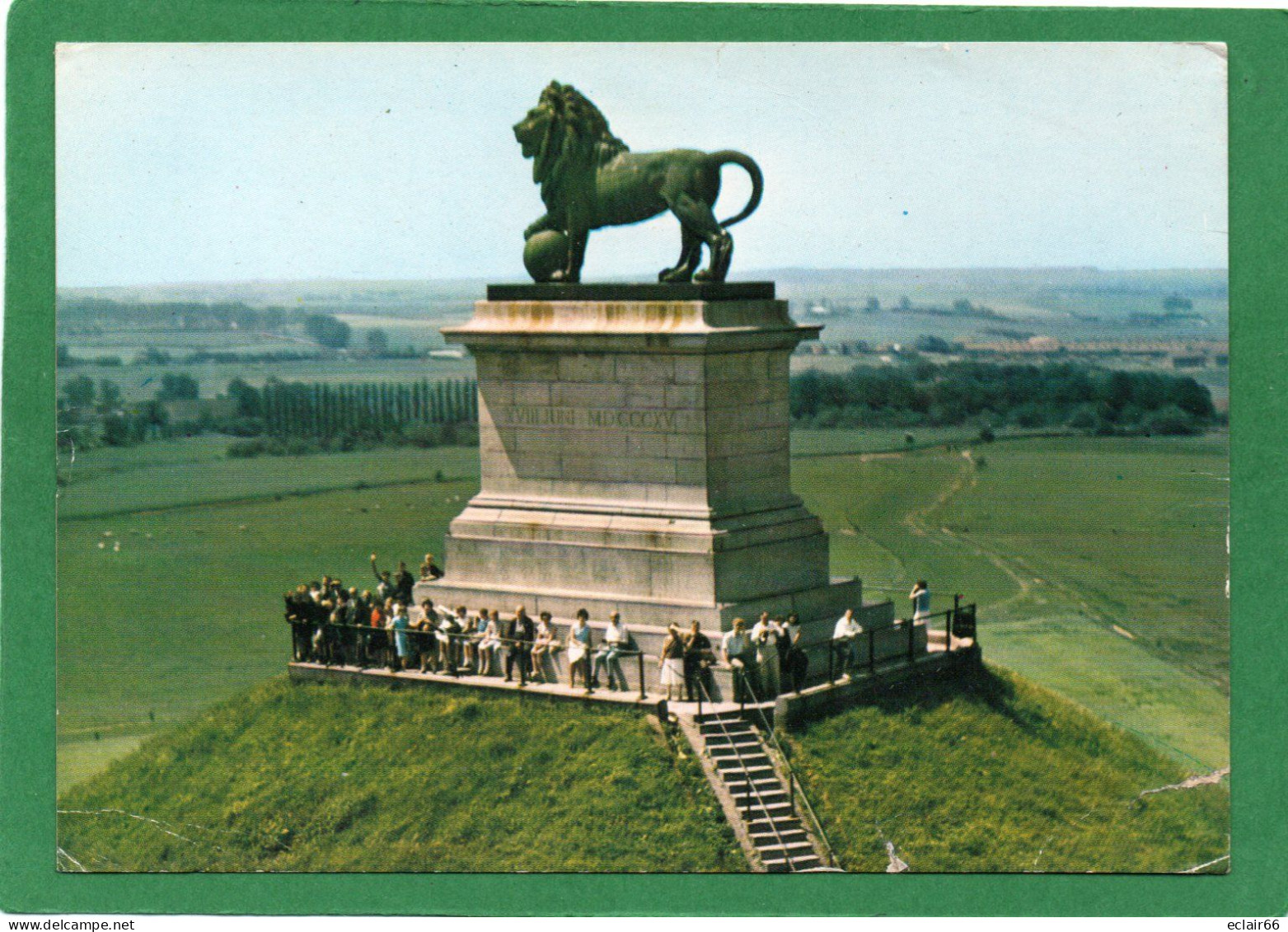 Le Lion De WATERLOO. Vue Aérienne.sur Le Côté CPM  EDIT  COMBIER N° 1410 état Voir Scannes Recto Verso - Waterloo